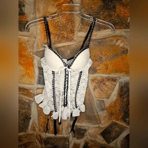 Seductivewear by cinema etoile white and black lingerie